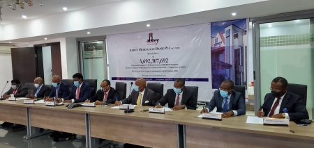 Abbey Mortgage Bank Plc Rights Issue Signing Ceremony